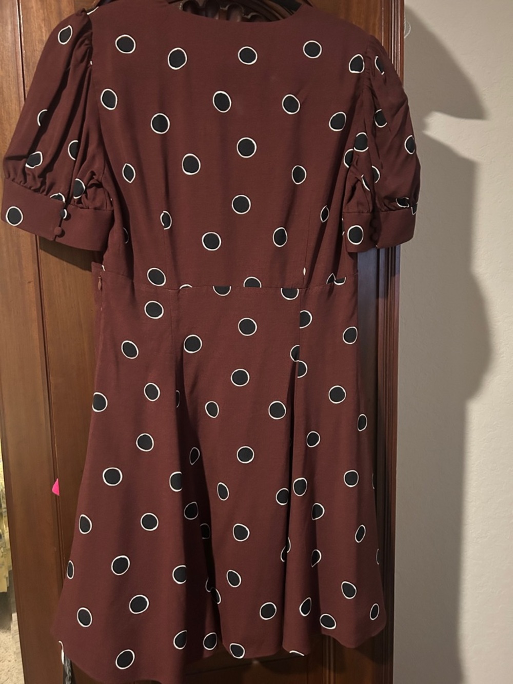 kate spade Brown Polka Dot Mini Dress - Picture 3 of 3